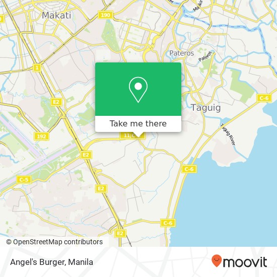 Angel's Burger map