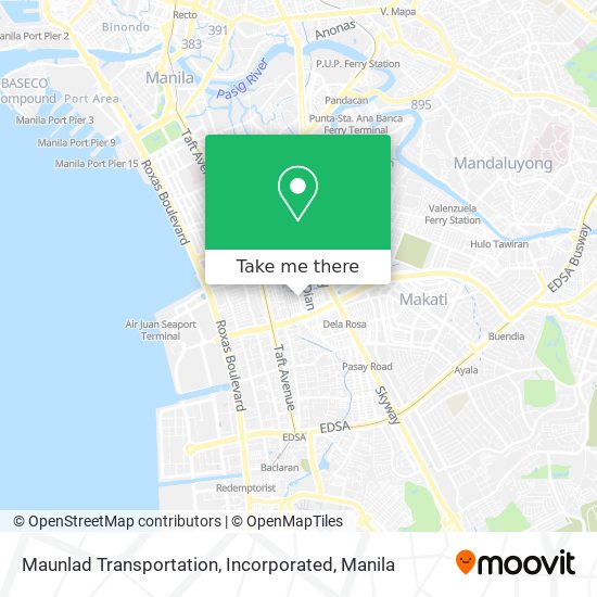 Maunlad Transportation, Incorporated map