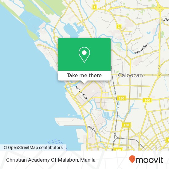 Christian Academy Of Malabon map