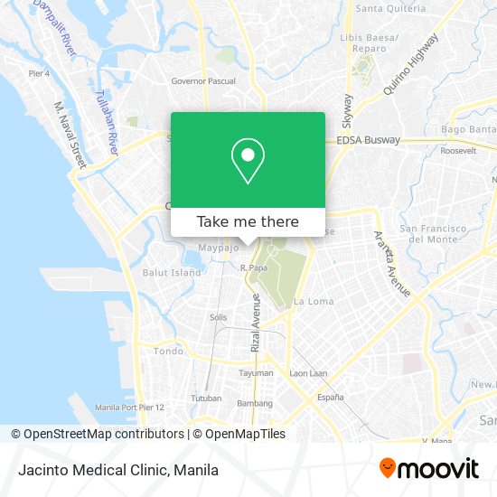 Jacinto Medical Clinic map