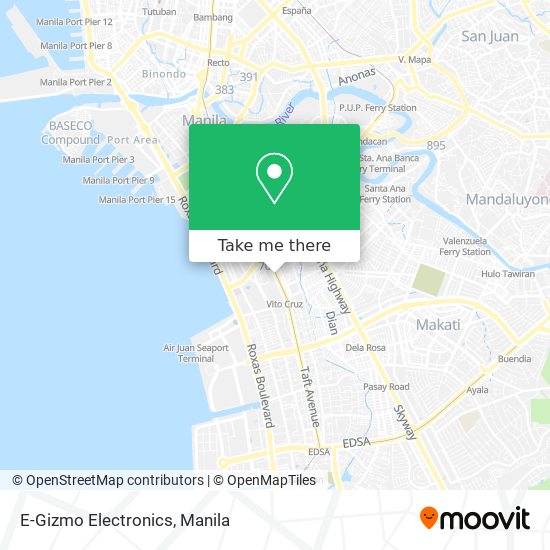 E-Gizmo Electronics map