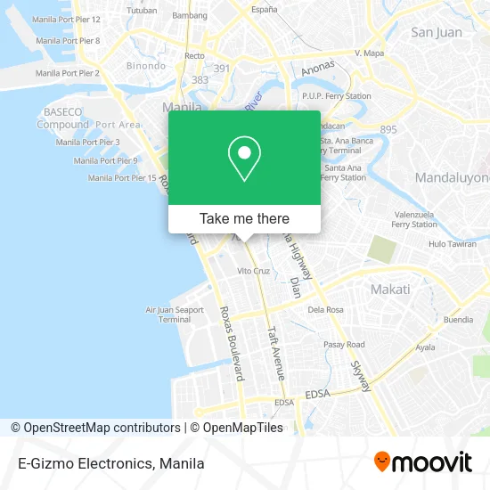 E-Gizmo Electronics map