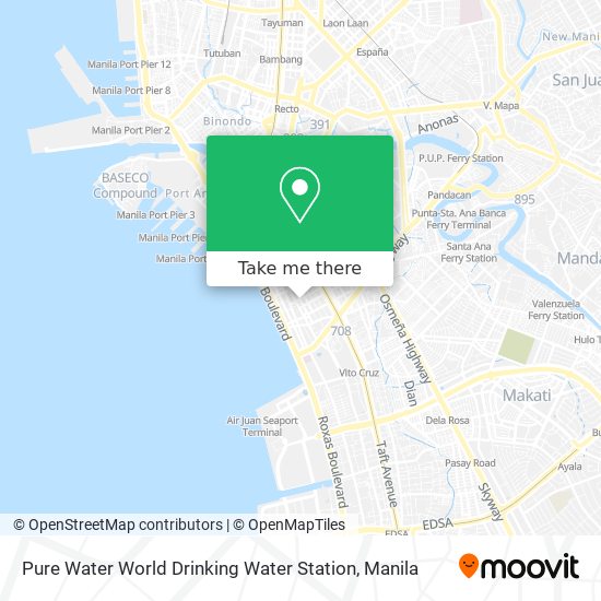 Pure Water World Drinking Water Station map
