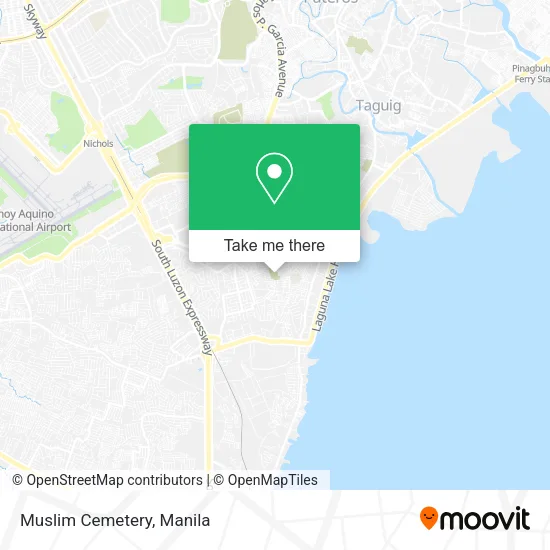 Muslim Cemetery map