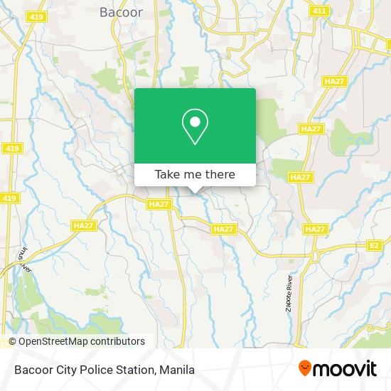 Bacoor City Police Station map