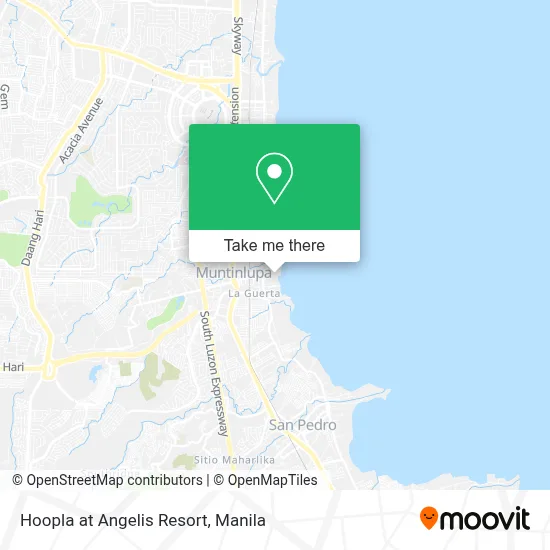 Hoopla at Angelis Resort map