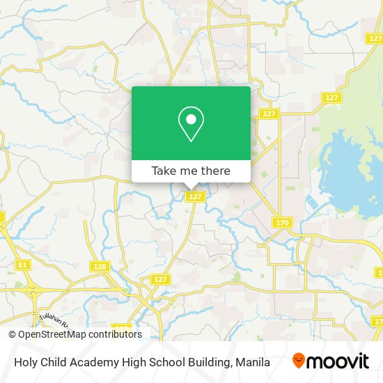 Holy Child Academy High School Building map