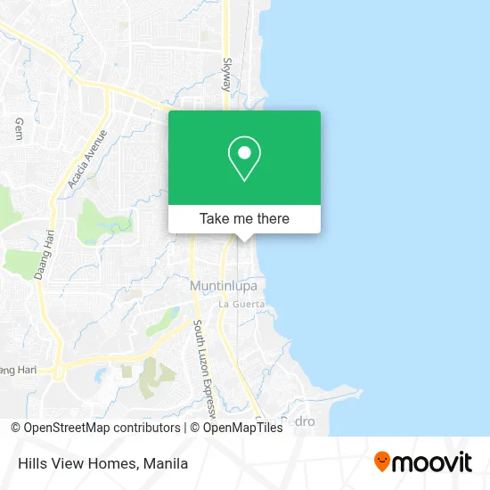 Hills View Homes map