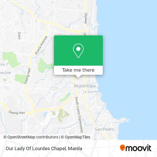 Our Lady Of Lourdes Chapel map