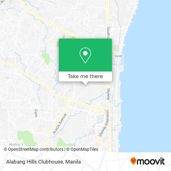 Alabang Hills Clubhouse map