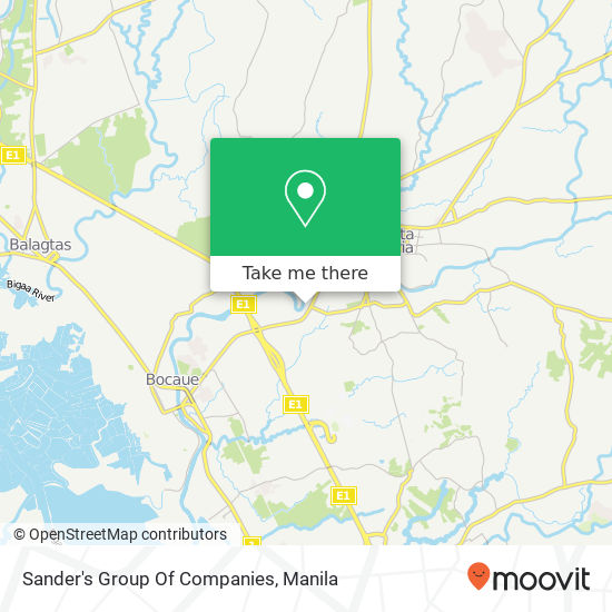 Sander's Group Of Companies map