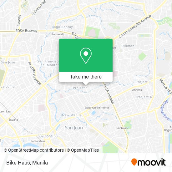 Bike Haus map