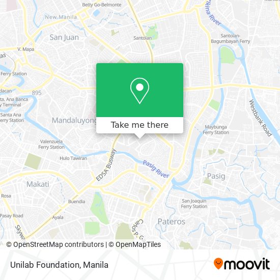 Unilab Foundation map