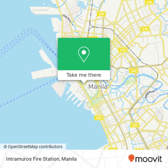 Intramuros Fire Station map