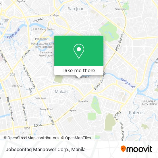 Jobscontaq Manpower Corp. map