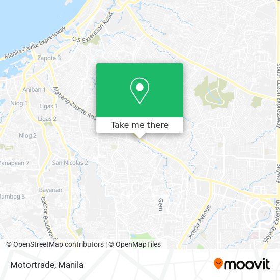 Motortrade map