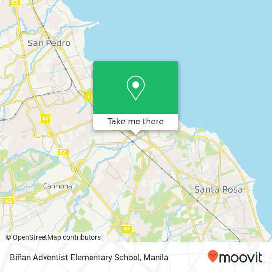 Biñan Adventist Elementary School map