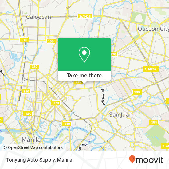 Tonyang Auto Supply map