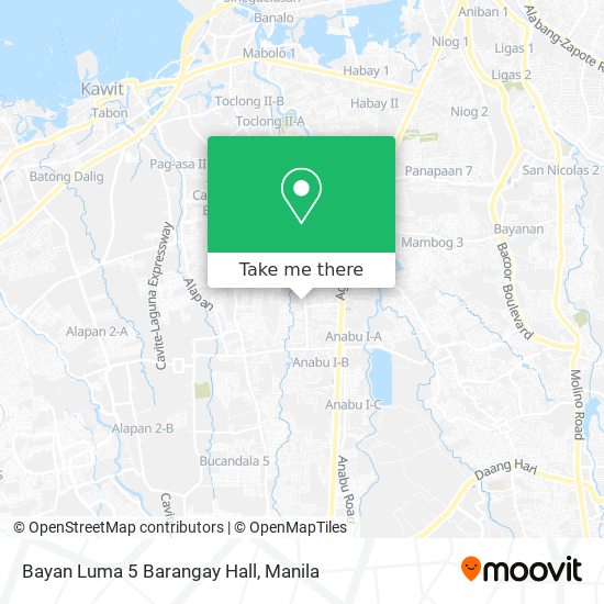 Bayan Luma 5 Barangay Hall map