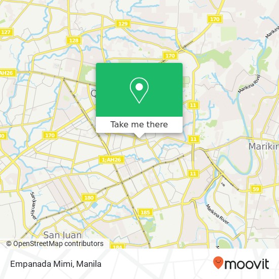 Empanada Mimi map