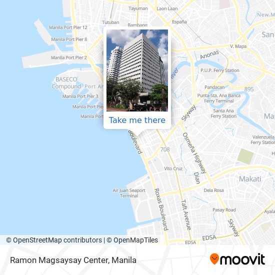 Ramon Magsaysay Center map