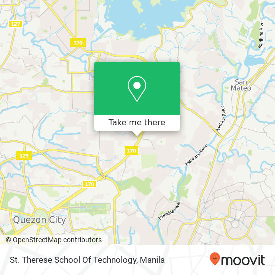 St. Therese School Of Technology map
