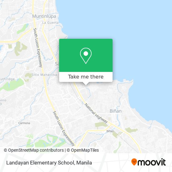 Landayan Elementary School map
