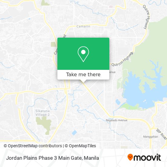 Jordan Plains Phase 3 Main Gate map
