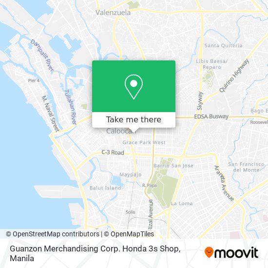 Guanzon Merchandising Corp. Honda 3s Shop map