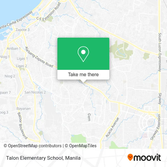 Talon Elementary School map