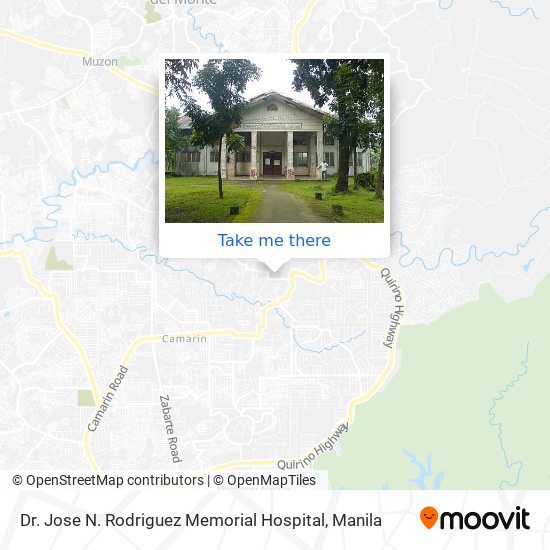 Dr. Jose N. Rodriguez Memorial Hospital map