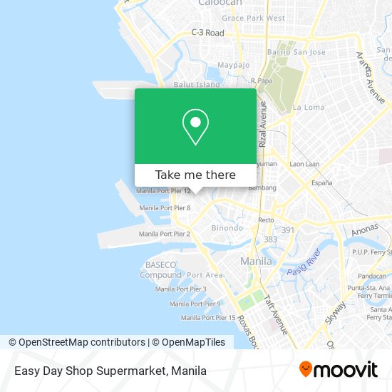 Easy Day Shop Supermarket map