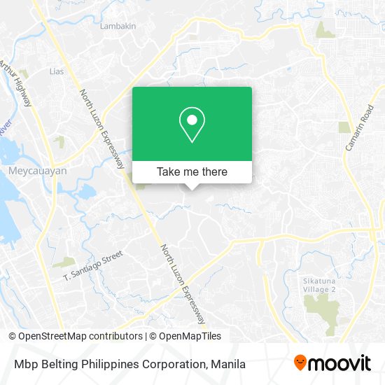 Mbp Belting Phil Corporation map