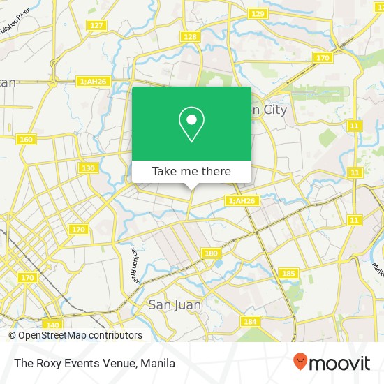 The Roxy Events Venue map