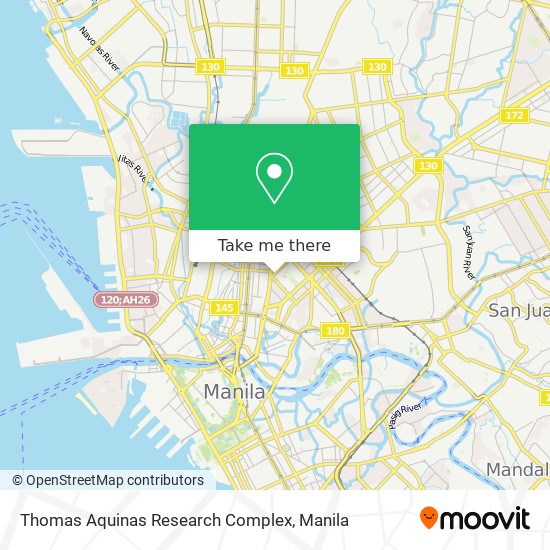 Thomas Aquinas Research Complex map