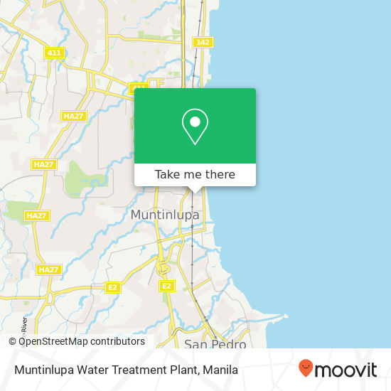 Muntinlupa Water Treatment Plant map