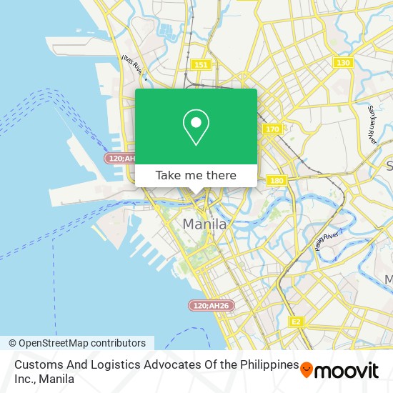 Customs And Logistics Advocates Of the Philippines Inc. map