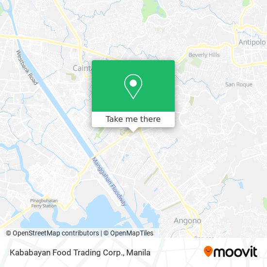 Kababayan Food Trading Corp. map