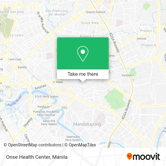 Onse Health Center map