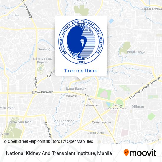 National Kidney And Transplant Institute map