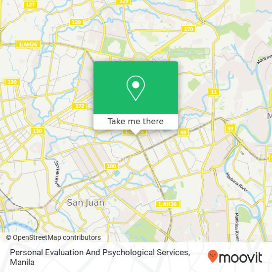 Personal Evaluation And Psychological Services map