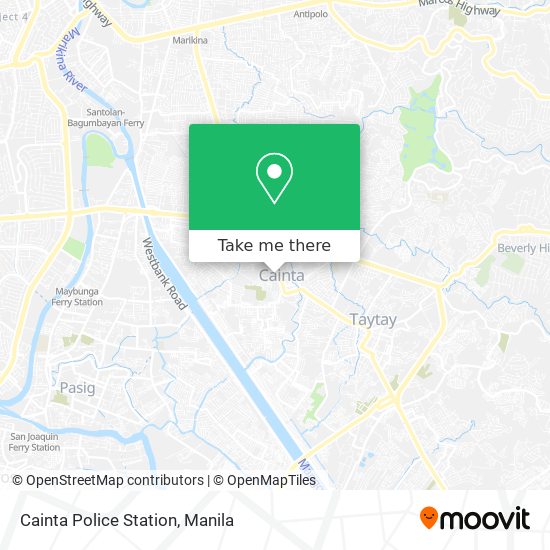Cainta Police Station map