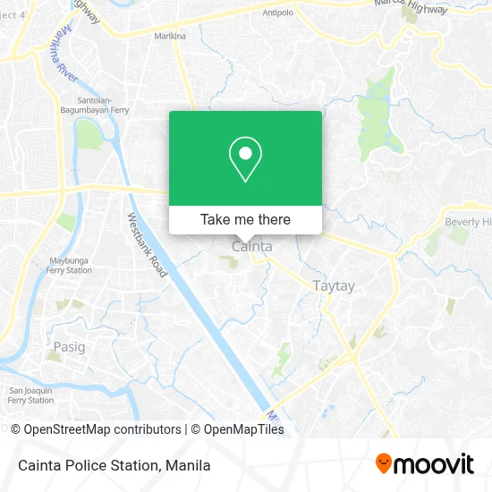Cainta Police Station map