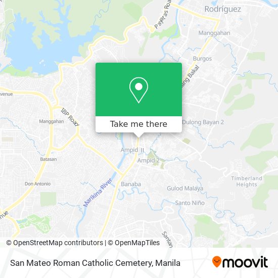 San Mateo Roman Catholic Cemetery map