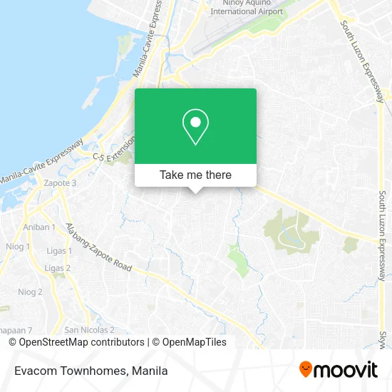 Evacom Townhomes map