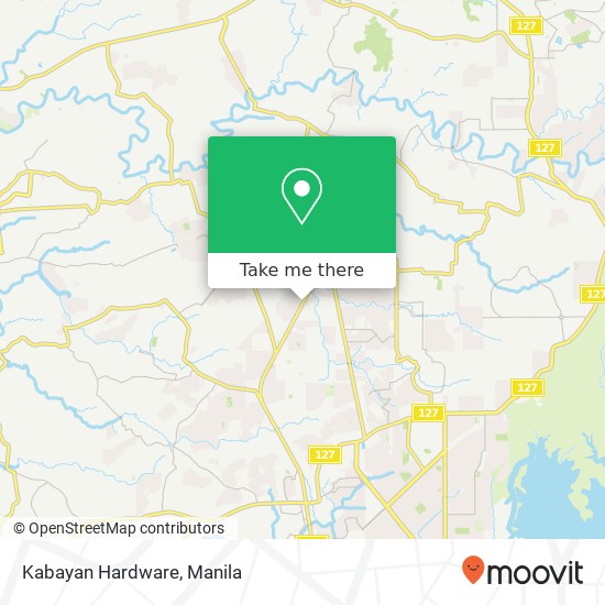Kabayan Hardware map