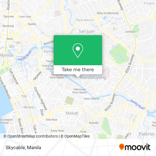 Skycable map