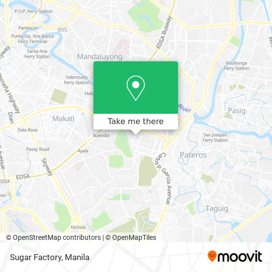 Sugar Factory map