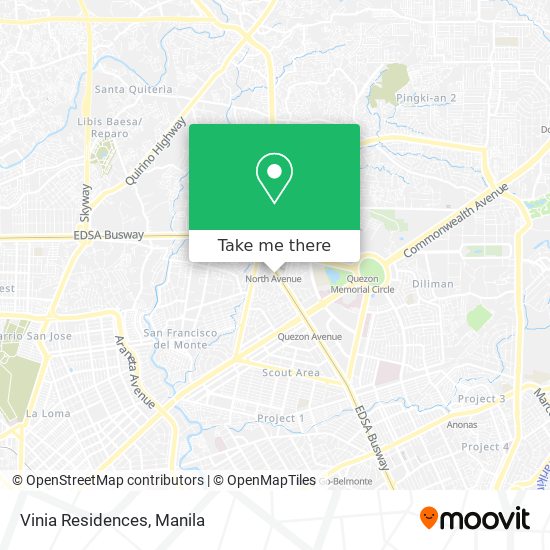 Vinia Residences map