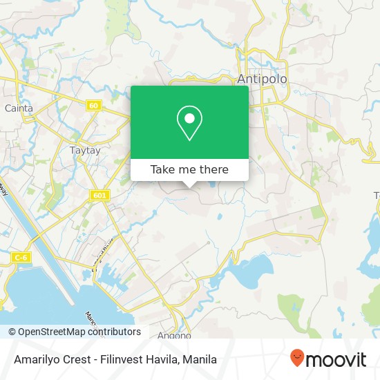 Amarilyo Crest - Filinvest Havila map